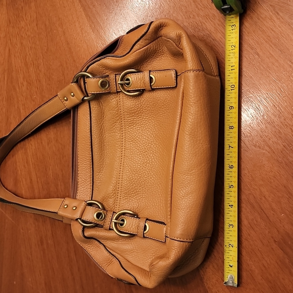 Fossil #75082 tan BEAUTY! Great condition! - Picture 2 of 12